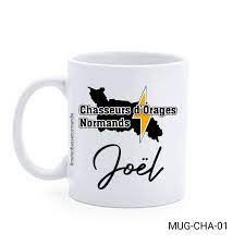 Mug personnalisable "Chasseur d'Orages Normands"